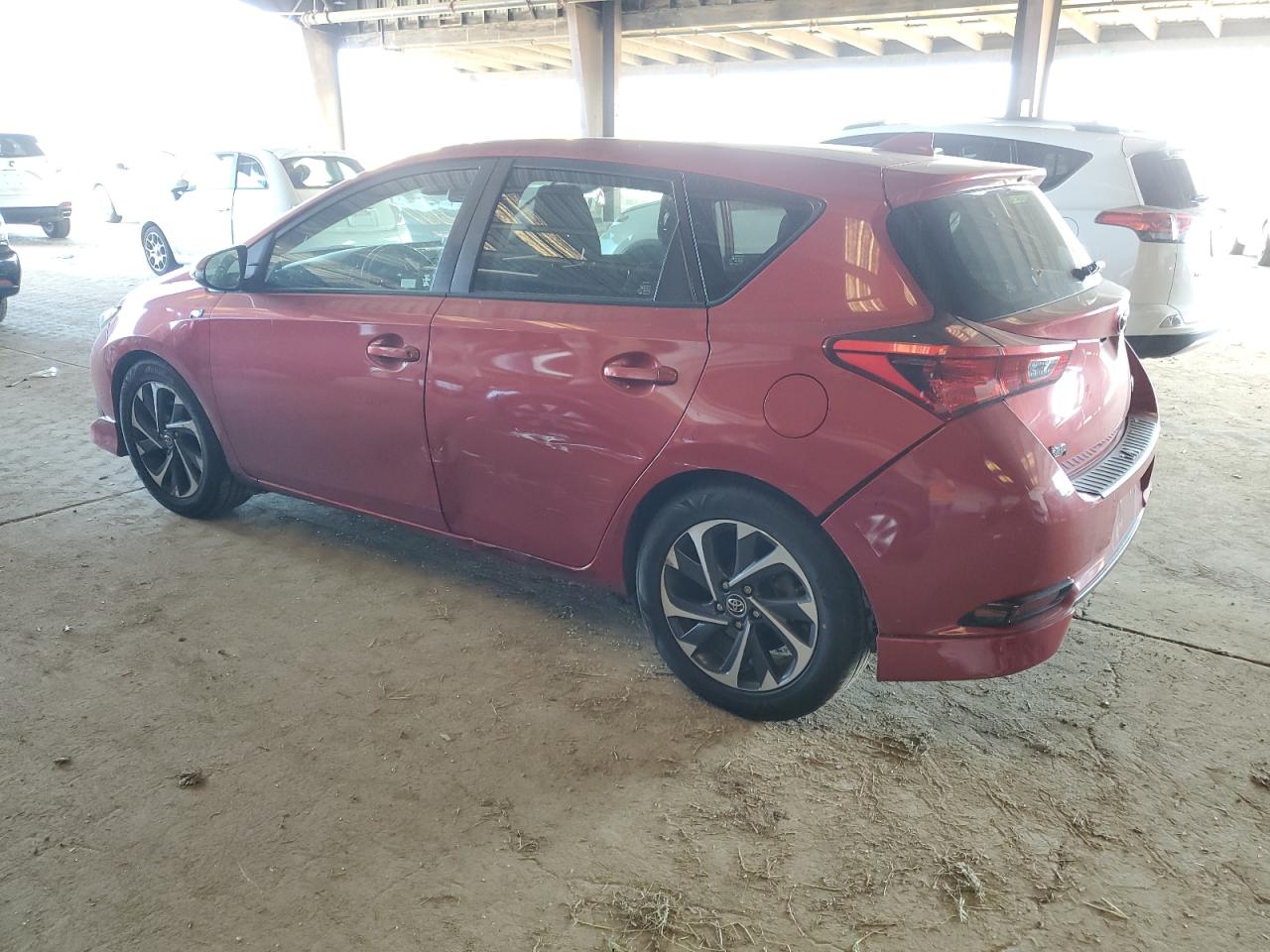 2017 Toyota Corolla VIN JTNKARJE7HJ540998 Copart auction photo, side / rear end damage thumbnail 2
