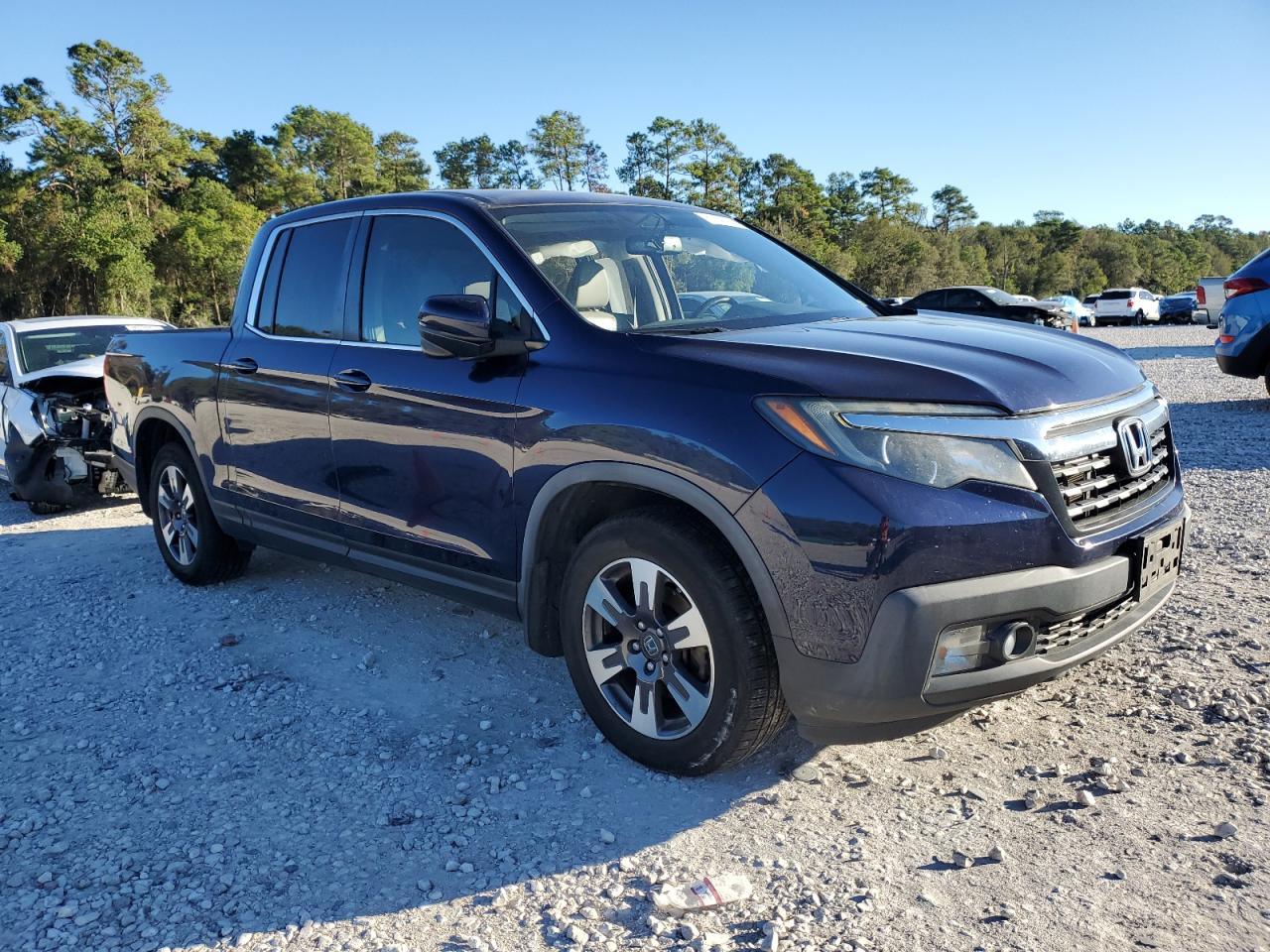 2019 Honda Ridgeline VIN 5FPYK2F6XKB005805 Copart auction photo, side damage thumbnail 4