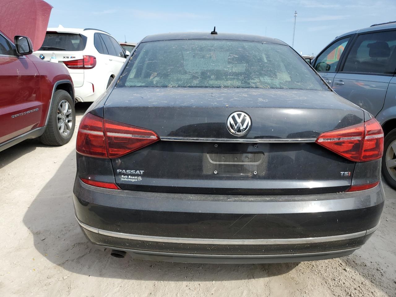 2017 Volkswagen Passat VIN 1VWAT7A39HC052523 Copart auction photo, water/flood damage thumbnail 6