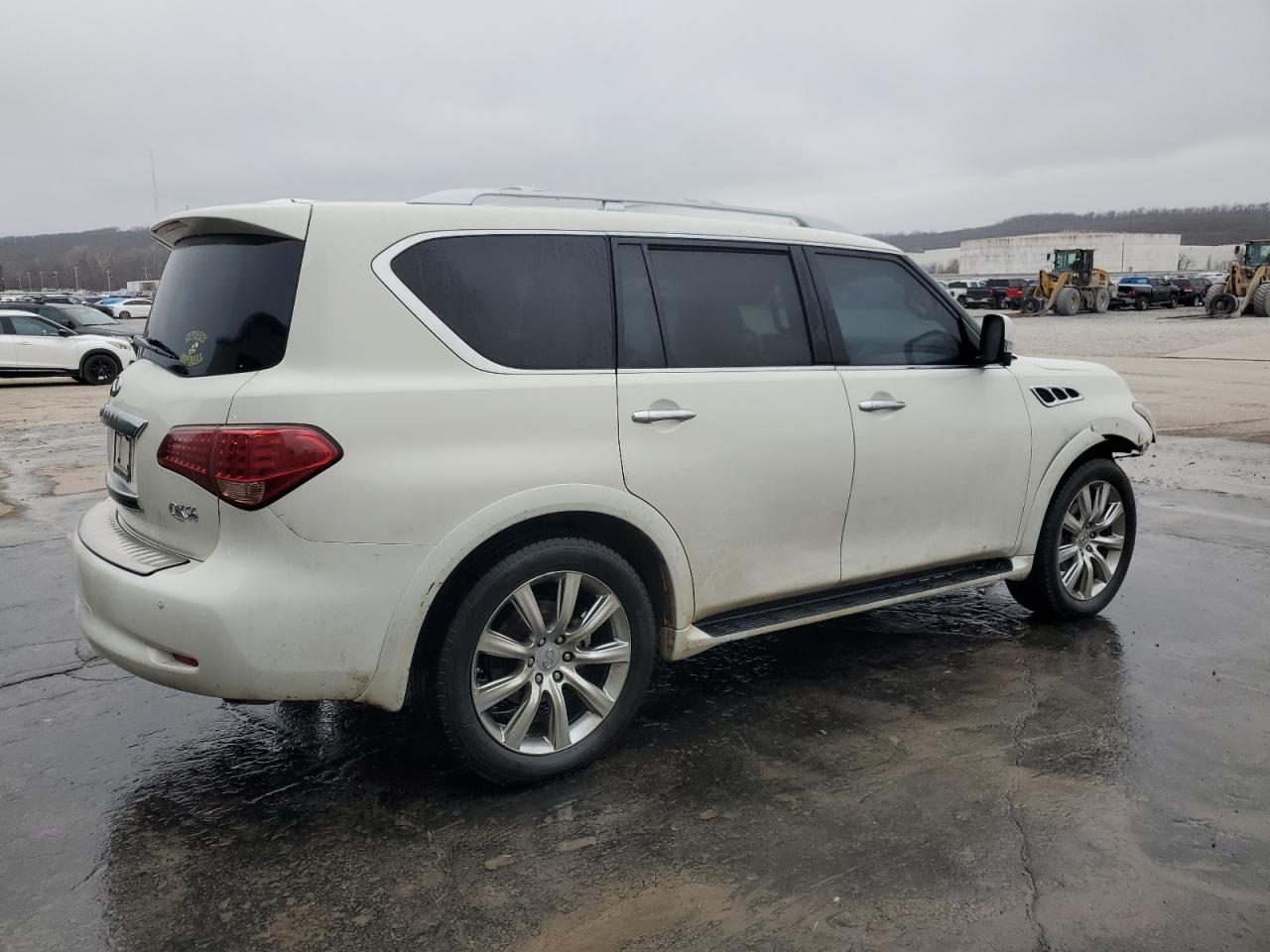 2012 Infiniti QX56 VIN JN8AZ2NF4C9517714 Copart auction photo, front end damage thumbnail 3