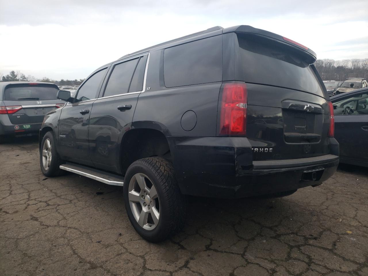 2018 Chevrolet Tahoe VIN 1GNSKBKCXJR100228 Copart auction photo, front end / side damage thumbnail 2