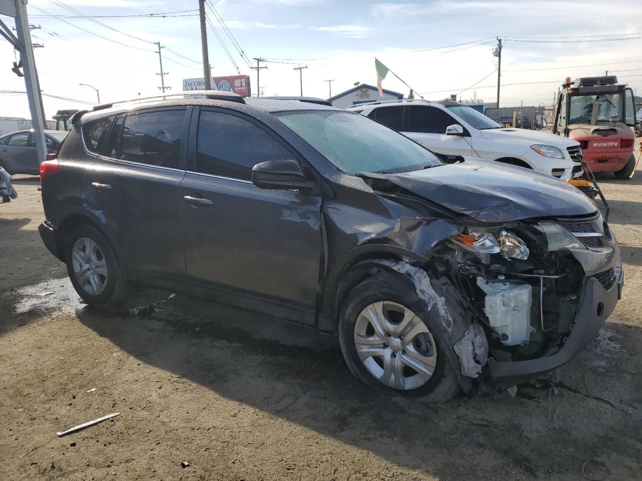 2015 Toyota RAV 4 VIN 2T3ZFREV2FW180861 Copart auction photo, rear end / front end damage thumbnail 4