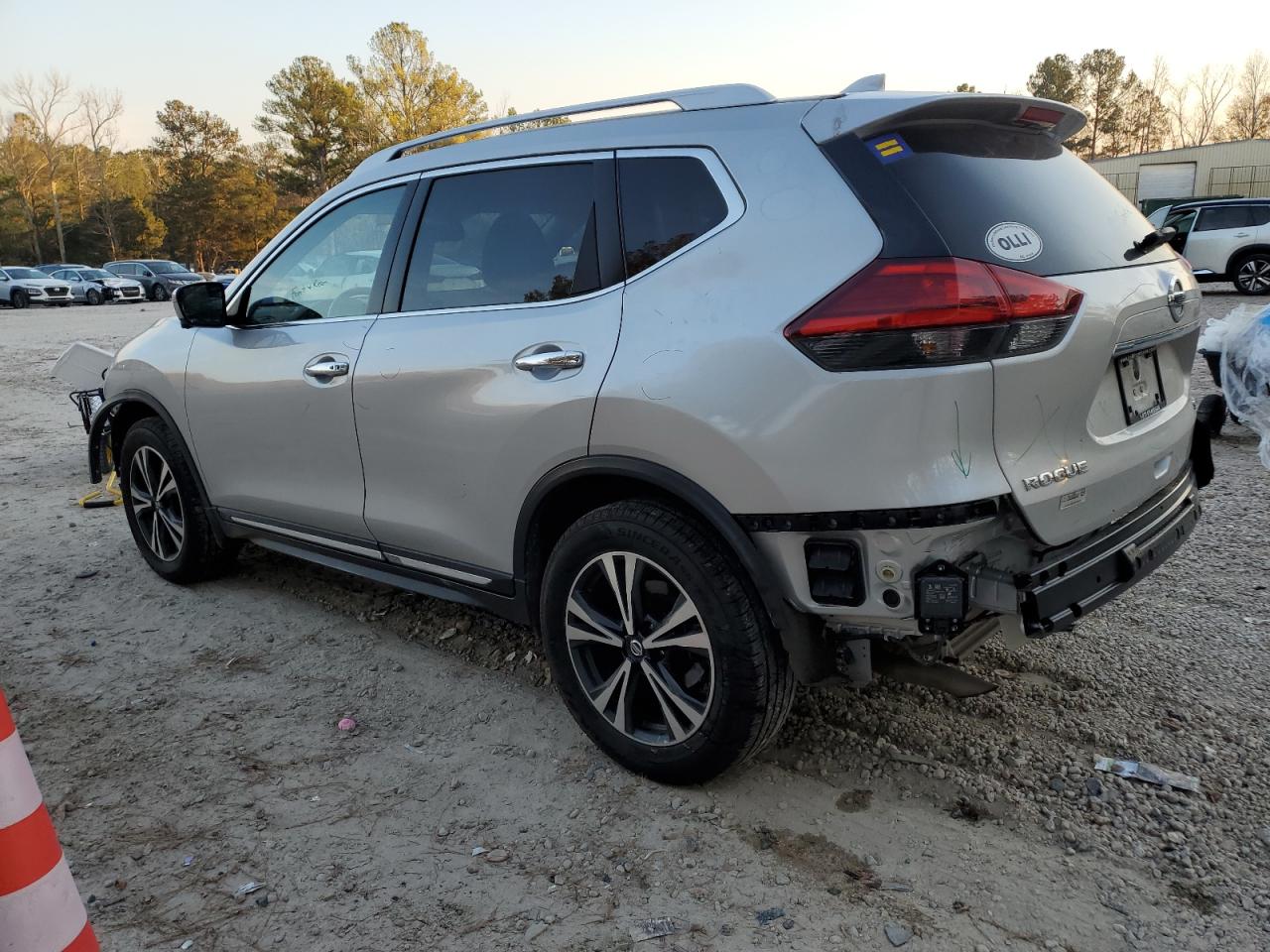 2017 Nissan Rogue VIN JN8AT2MV7HW022815 Copart auction photo, all over damage thumbnail 2