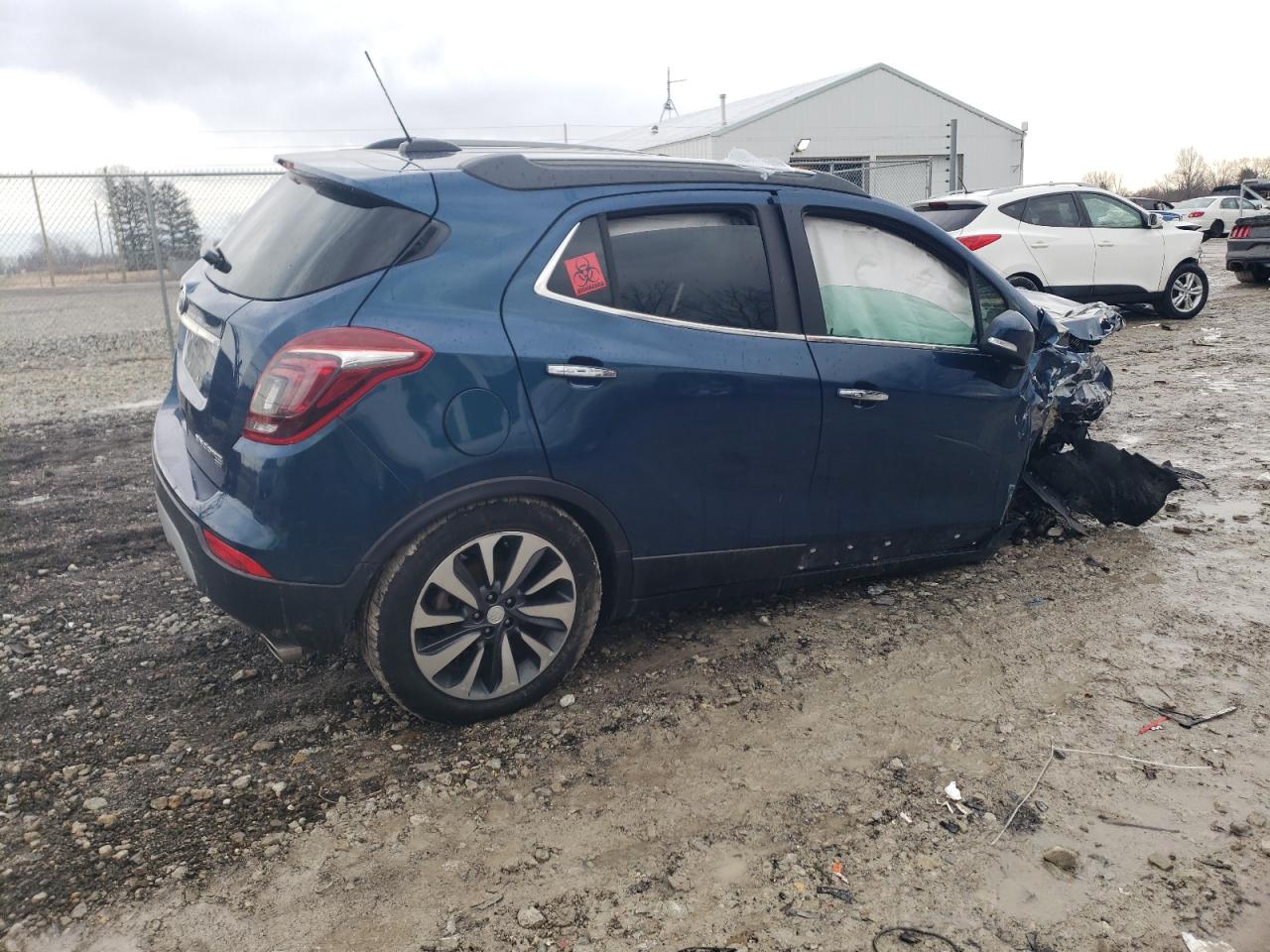 2019 Buick Encore VIN KL4CJGSM8KB939580 Copart auction photo, front end / undercarriage damage thumbnail 3