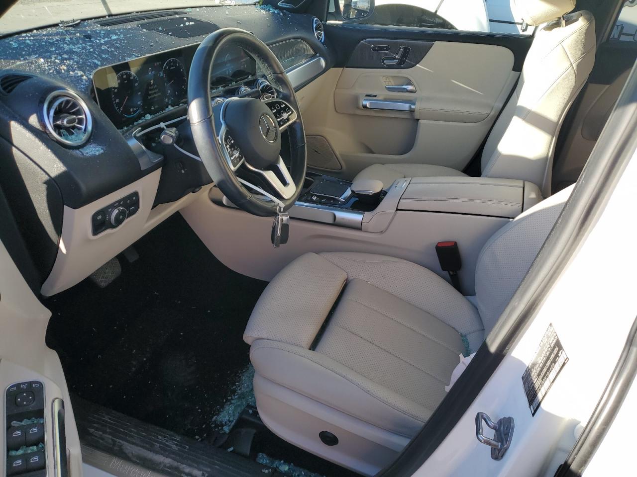2021 Mercedes-Benz GLB VIN W1N4M4HB2MW101488 Copart auction photo, side damage thumbnail 7
