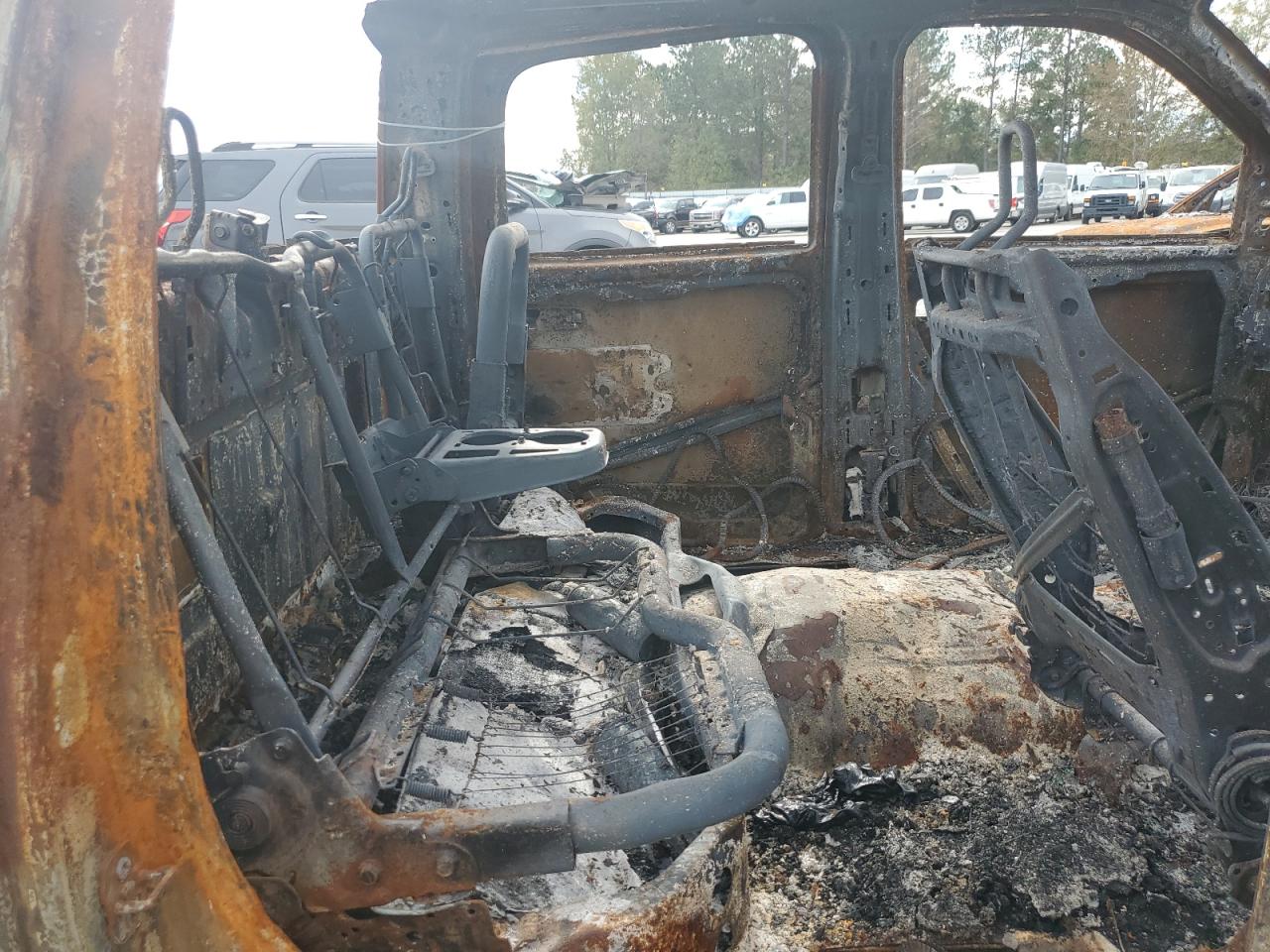 2016 RAM 1500 VIN 3C6RR7LT7GG265958 Copart auction photo, burn damage thumbnail 10