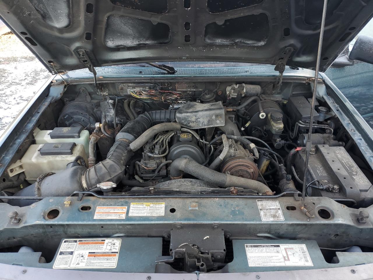 1996 Ford Ranger VIN 1FTCR10A4TTA29912 Copart auction photo, burn - engine / minor dent/scratches damage thumbnail 11