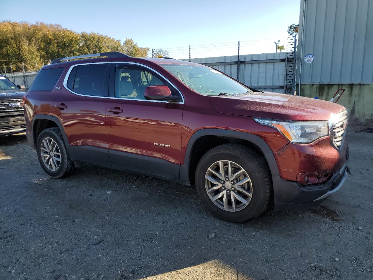 2018 GMC Acadia VIN 1GKKNLLA2JZ144084 Copart auction photo, front end / minor dent/scratches damage thumbnail 4