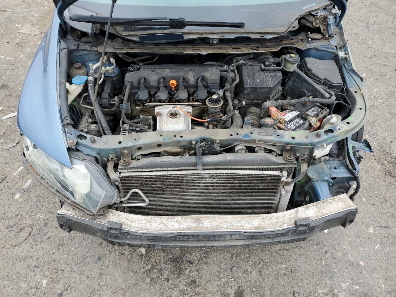 2009 Honda Civic VIN 2HGFA16589H342712 Copart auction photo, front end damage thumbnail 11