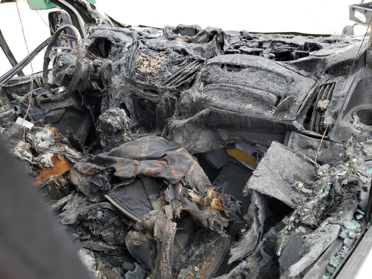 2017 Ford Transit VIN 1FTYR2XM7HKB45324 Copart auction photo, burn damage thumbnail 8