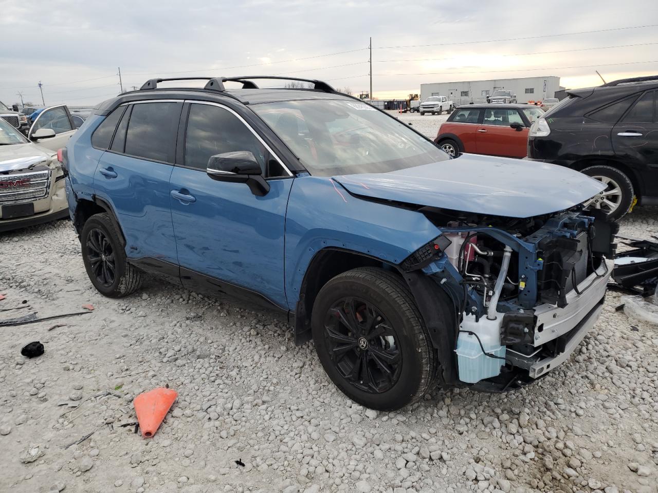 2024 Toyota RAV 4 VIN 4T3E6RFV2RU166816 Copart auction photo, side / stripped damage thumbnail 4