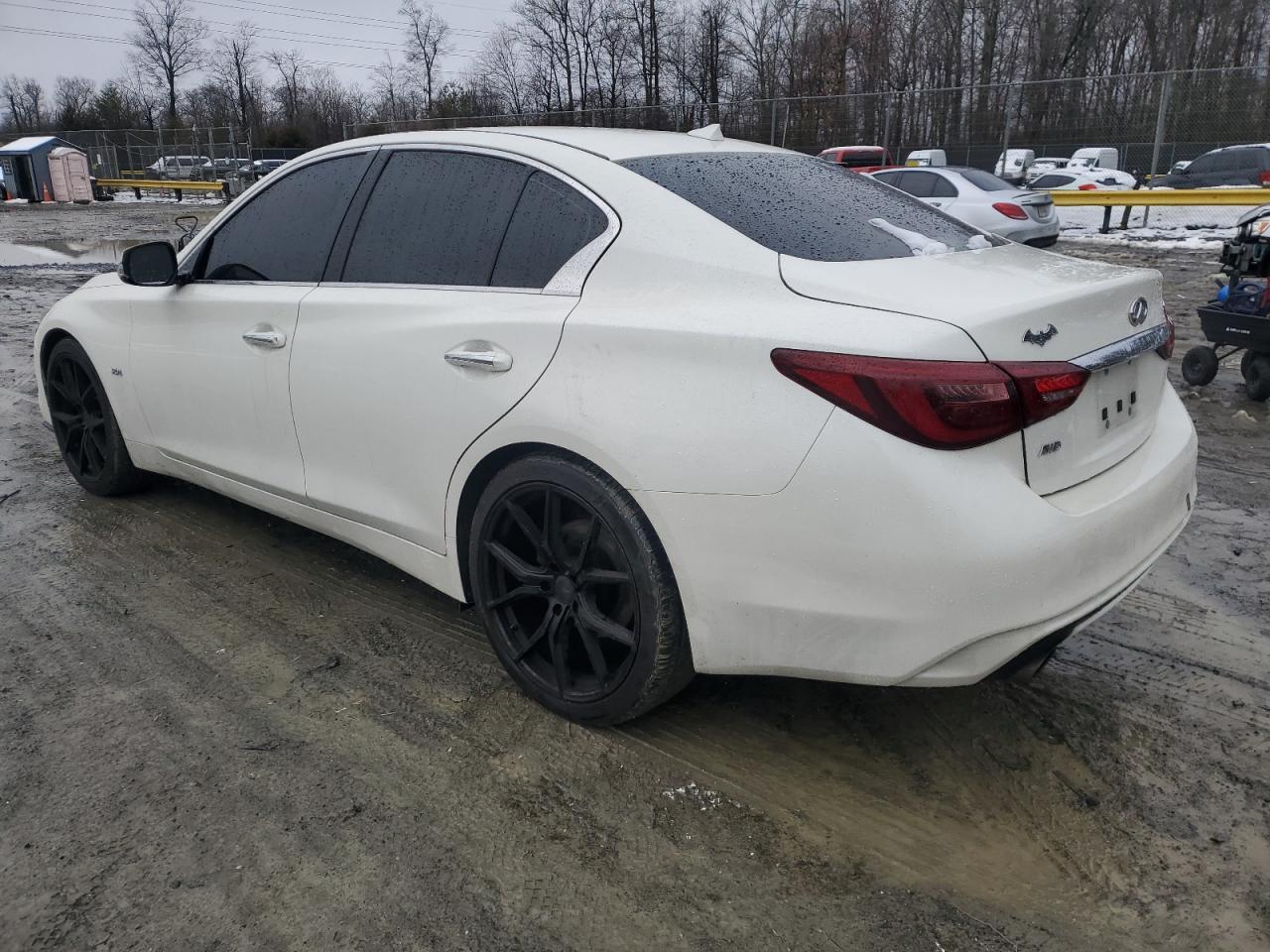 2018 Infiniti Q50 VIN JN1EV7AR3JM440773 Copart auction photo, side damage thumbnail 2