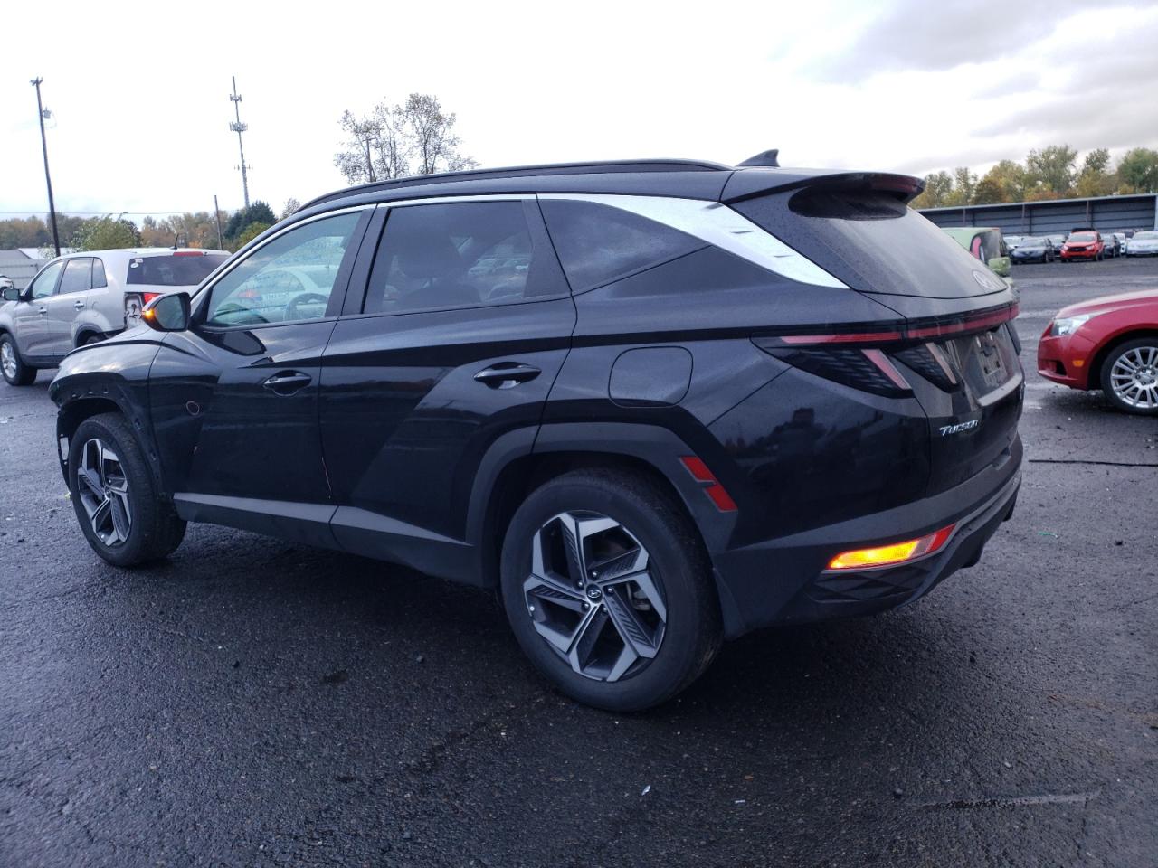 2023 Hyundai Tucson VIN KM8JFCA1XPU099677 Copart auction photo, front end / side damage thumbnail 2