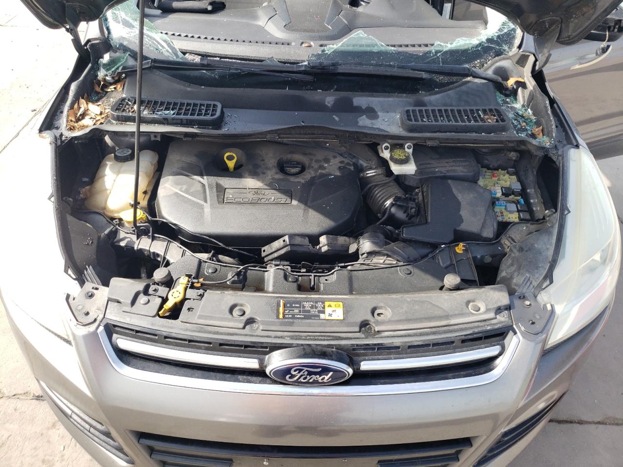 2013 Ford Escape VIN 1FMCU0H91DUC57070 Copart auction photo, rollover damage thumbnail 12