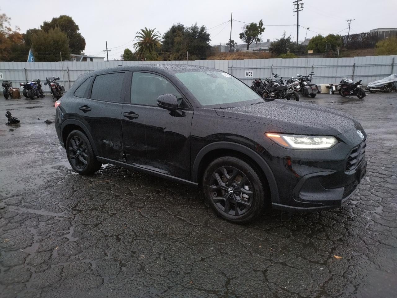 2023 Honda HR-V VIN 3CZRZ2H52PM729398 Copart auction photo, side damage thumbnail 4