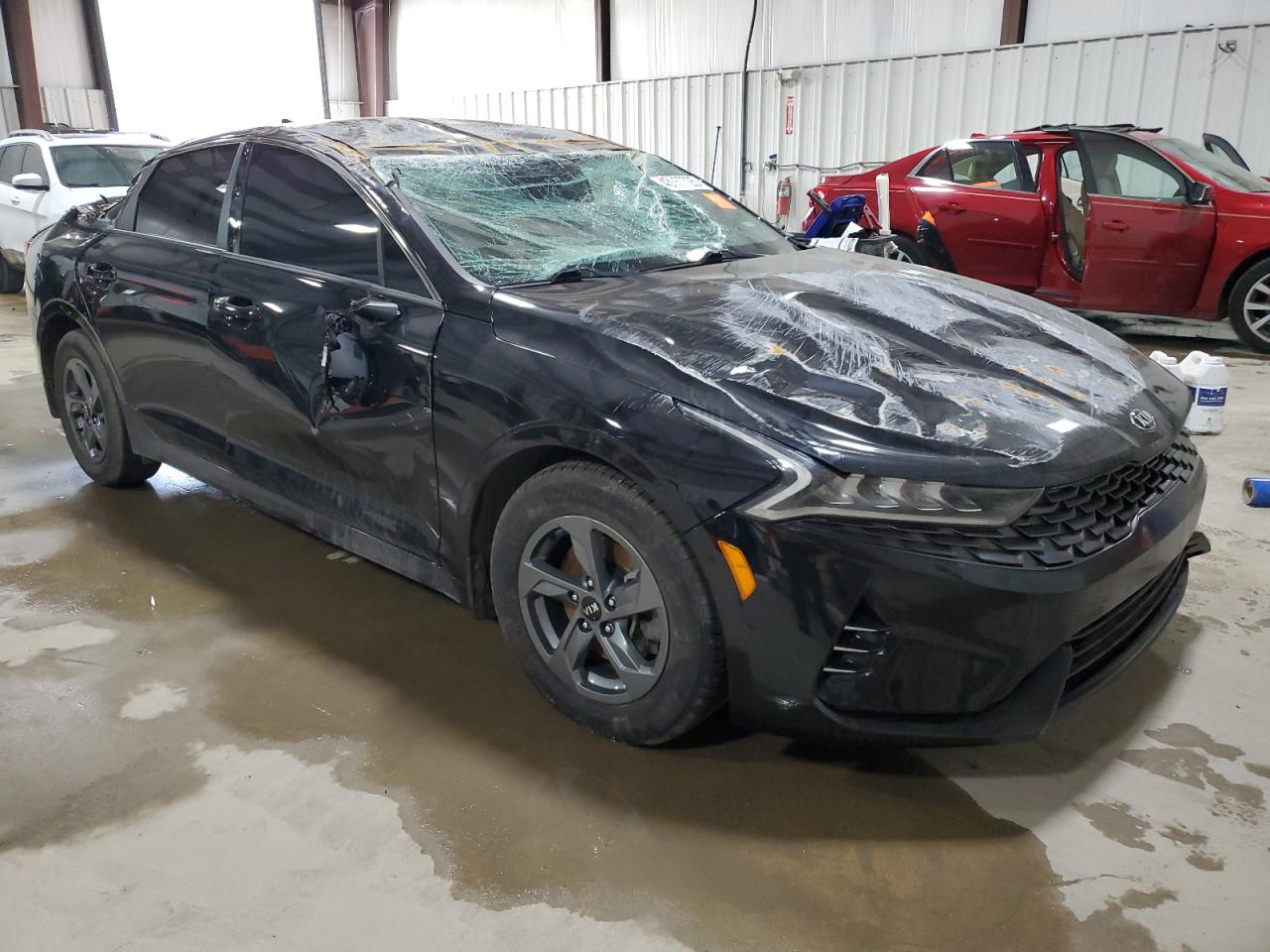 2021 KIA K5 VIN 5XXG24J29MG010143 Copart auction photo, rollover damage thumbnail 4