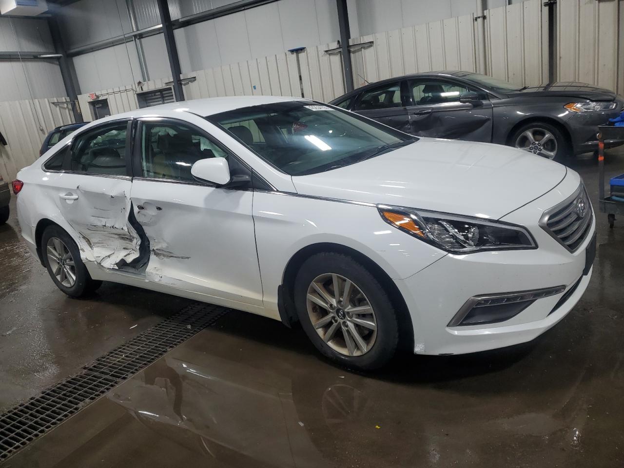 2015 Hyundai Sonata VIN 5NPE24AF1FH181910 Copart auction photo, side damage thumbnail 4