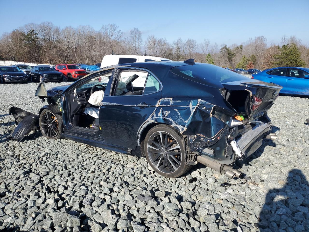 2019 Toyota Camry VIN 4T1B61HK7KU678979 Copart auction photo, all over damage thumbnail 2