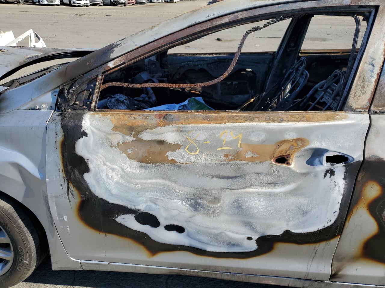 2015 Hyundai Elantra VIN KMHDH4AE4FU303114 Copart auction photo, burn damage thumbnail 7