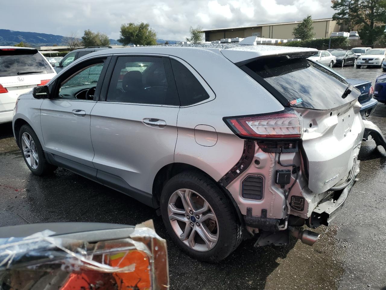 2016 Ford Edge VIN 2FMPK4K90GBC24966 Copart auction photo, rear end damage thumbnail 2