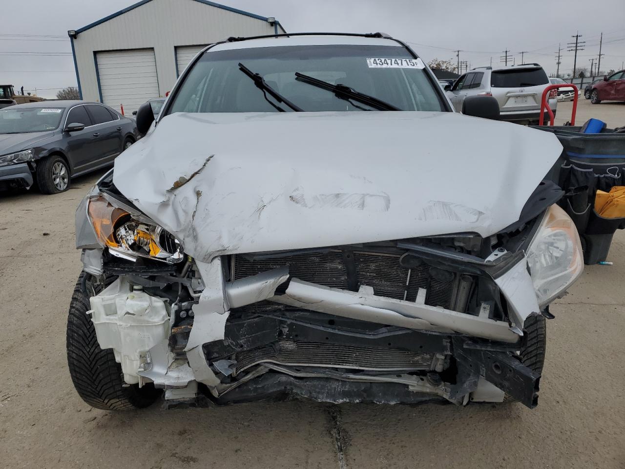 2012 Toyota RAV 4 VIN 2T3BF4DV4CW243105 Copart auction photo, front end / frame damage damage thumbnail 5