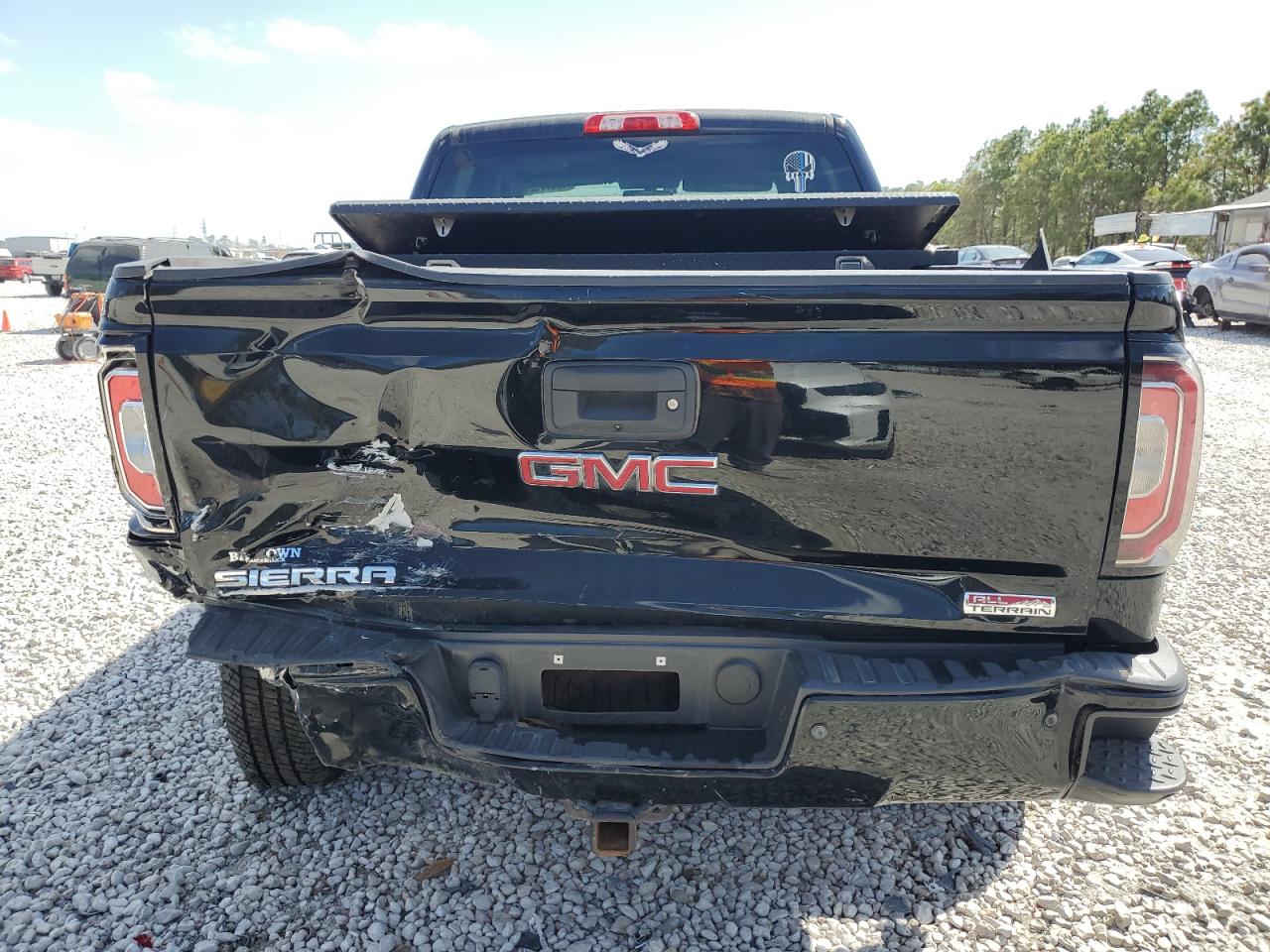 2018 GMC Sierra VIN 3GTU2NECXJG475325 Copart auction photo, front end / rear end damage thumbnail 6