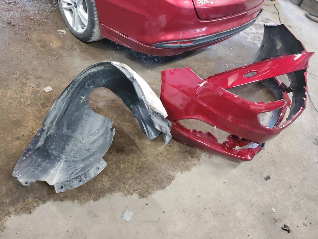 2018 Ford Fusion VIN 3FA6P0LU3JR221734 Copart auction photo, front end damage thumbnail 12
