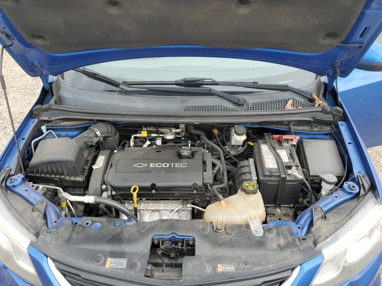 2017 Chevrolet Sonic VIN 1G1JD5SH9H4131692 Copart auction photo, rear end damage thumbnail 11