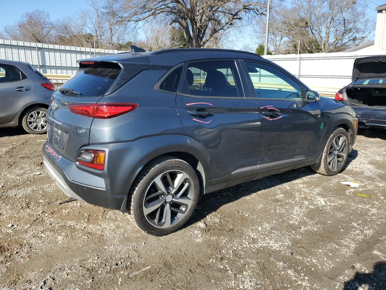 2019 Hyundai Kona VIN KM8K53A5XKU196588 Copart auction photo, front end damage thumbnail 3