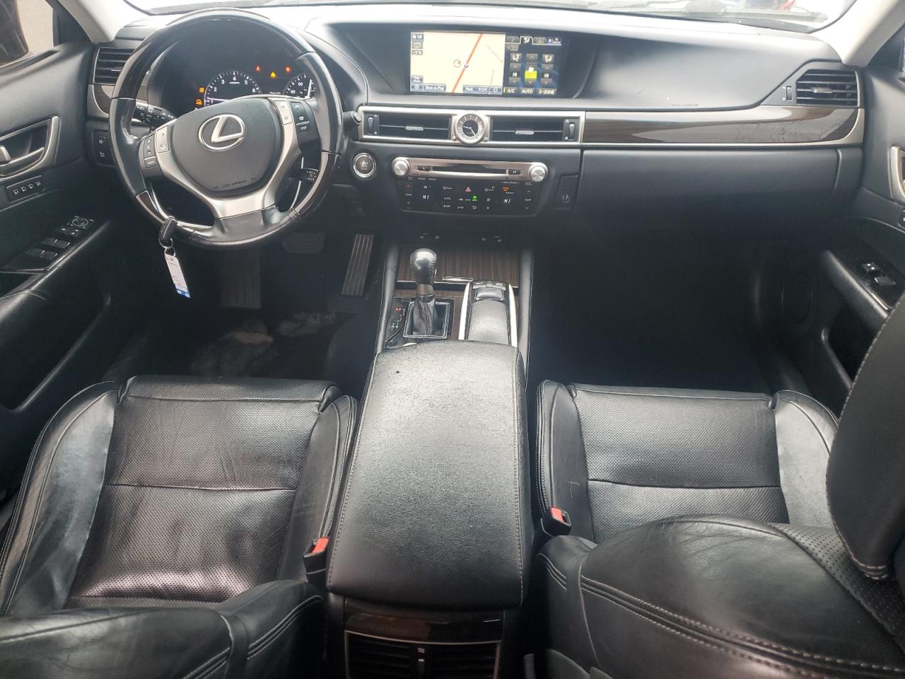 2014 Lexus GS VIN JTHCE1BL5E5022337 Copart auction photo, front end / side damage thumbnail 8