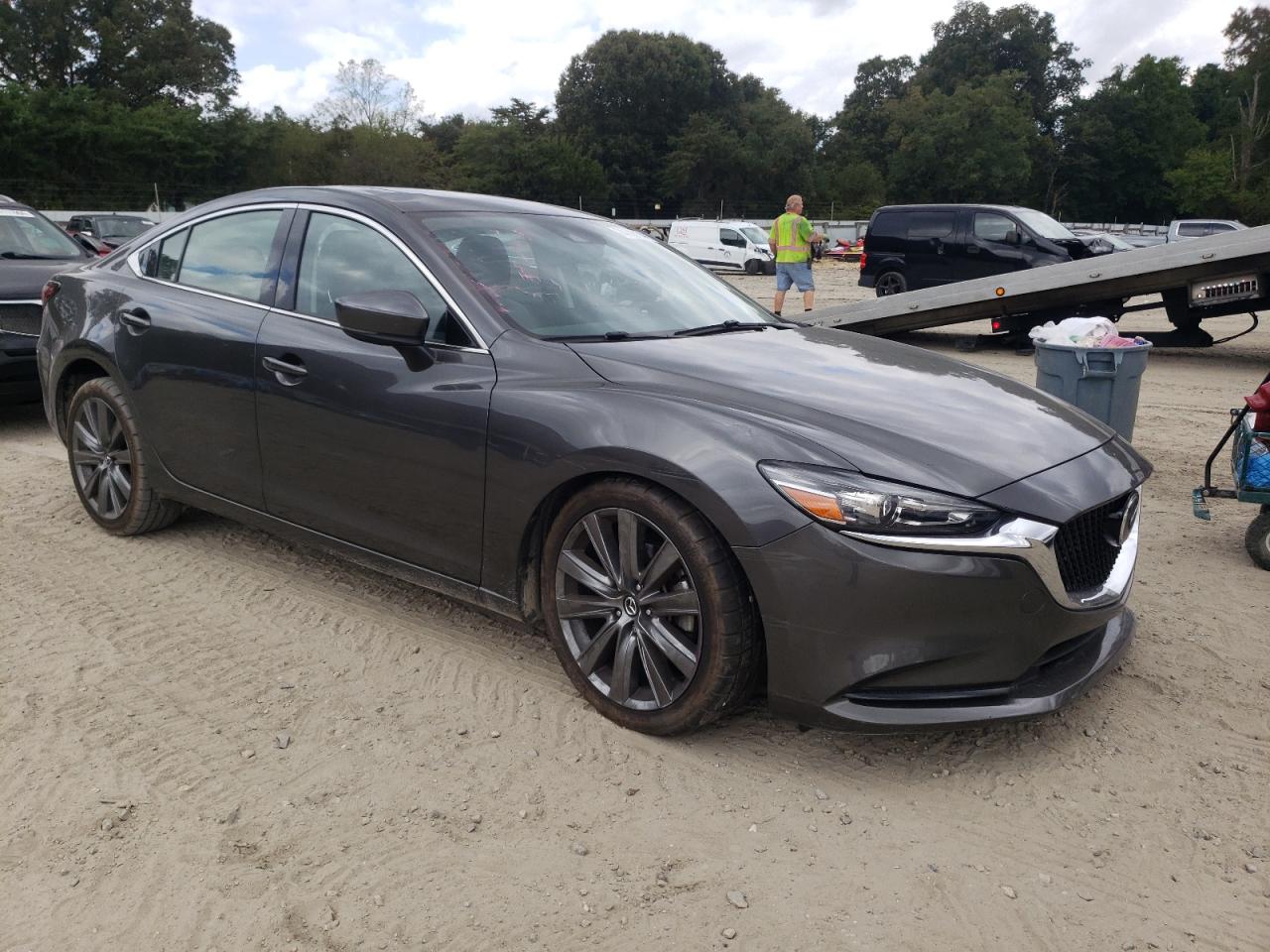 2021 Mazda 6 VIN JM1GL1TY5M1616600 Copart auction photo, front end / minor dent/scratches damage thumbnail 4