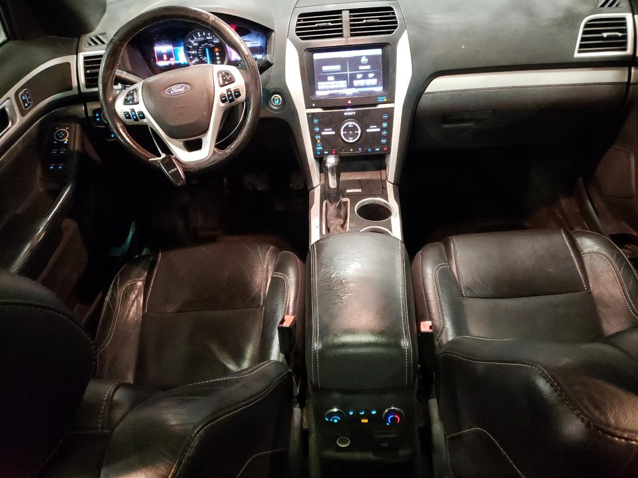 2014 Ford Explorer VIN 1FM5K8GT6EGA04739 Copart auction photo, front end / side damage thumbnail 8