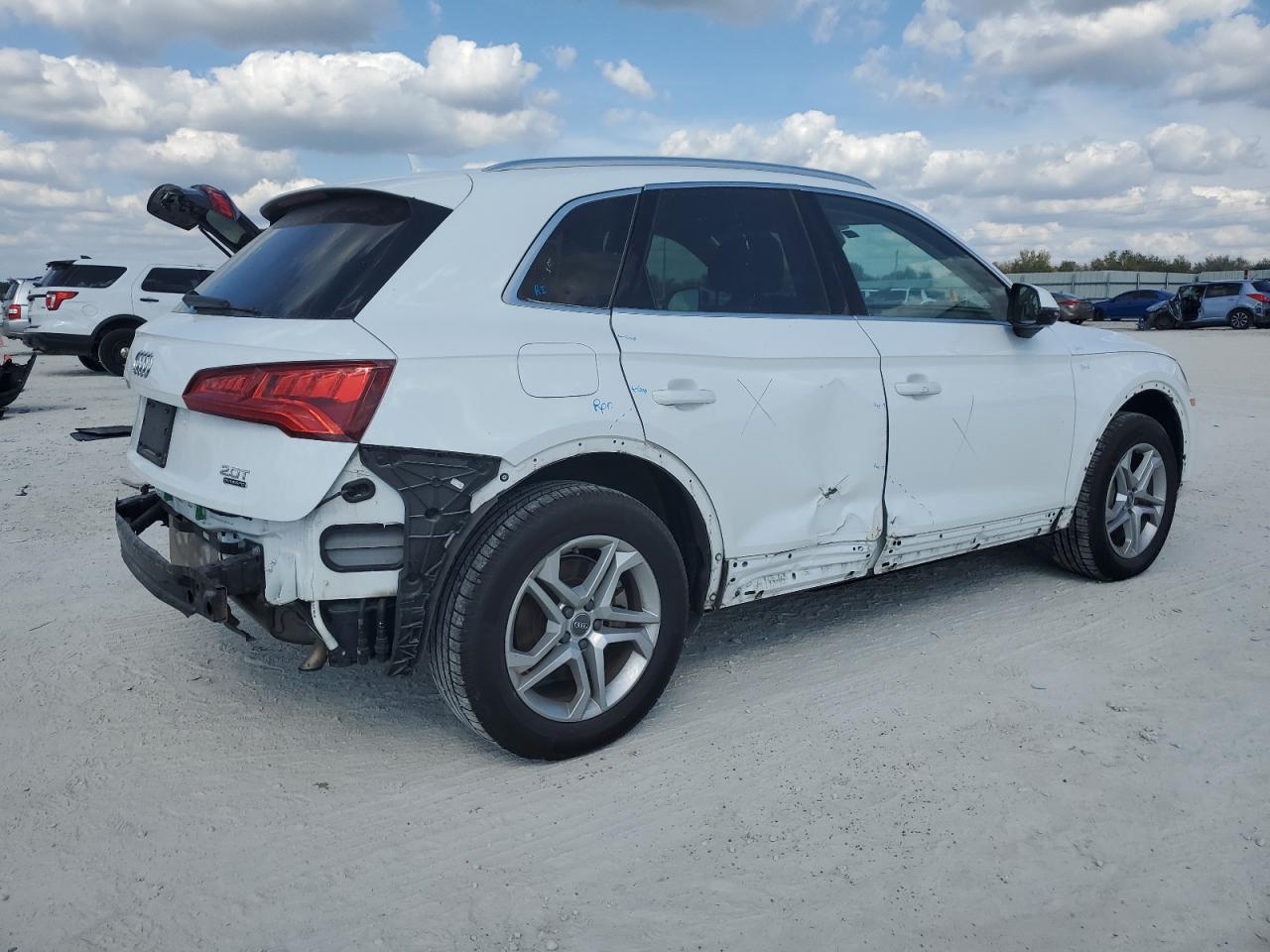 2018 Audi Q5 VIN WA1BNAFY0J2201264 Copart auction photo, rear end / minor dent/scratches damage thumbnail 3