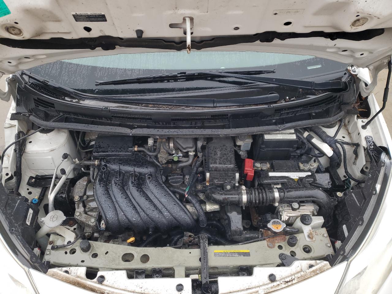 2014 Nissan Versa VIN 3N1CE2CP6EL390697 Copart auction photo, side / front end damage thumbnail 11