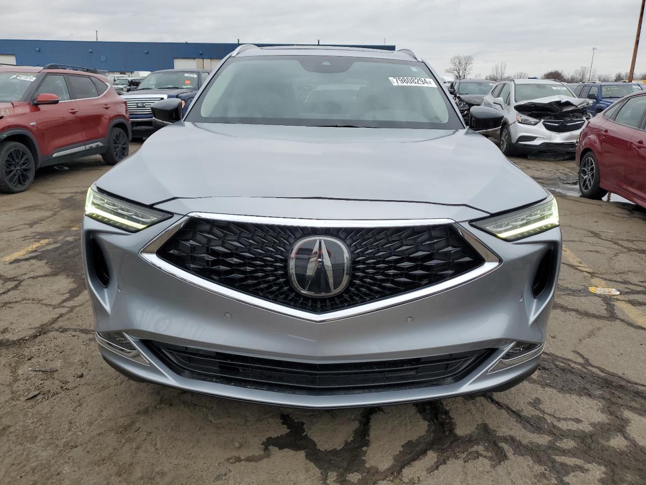 2022 Acura MDX VIN 5J8YE1H87NL015218 Copart auction photo, rear end damage thumbnail 5