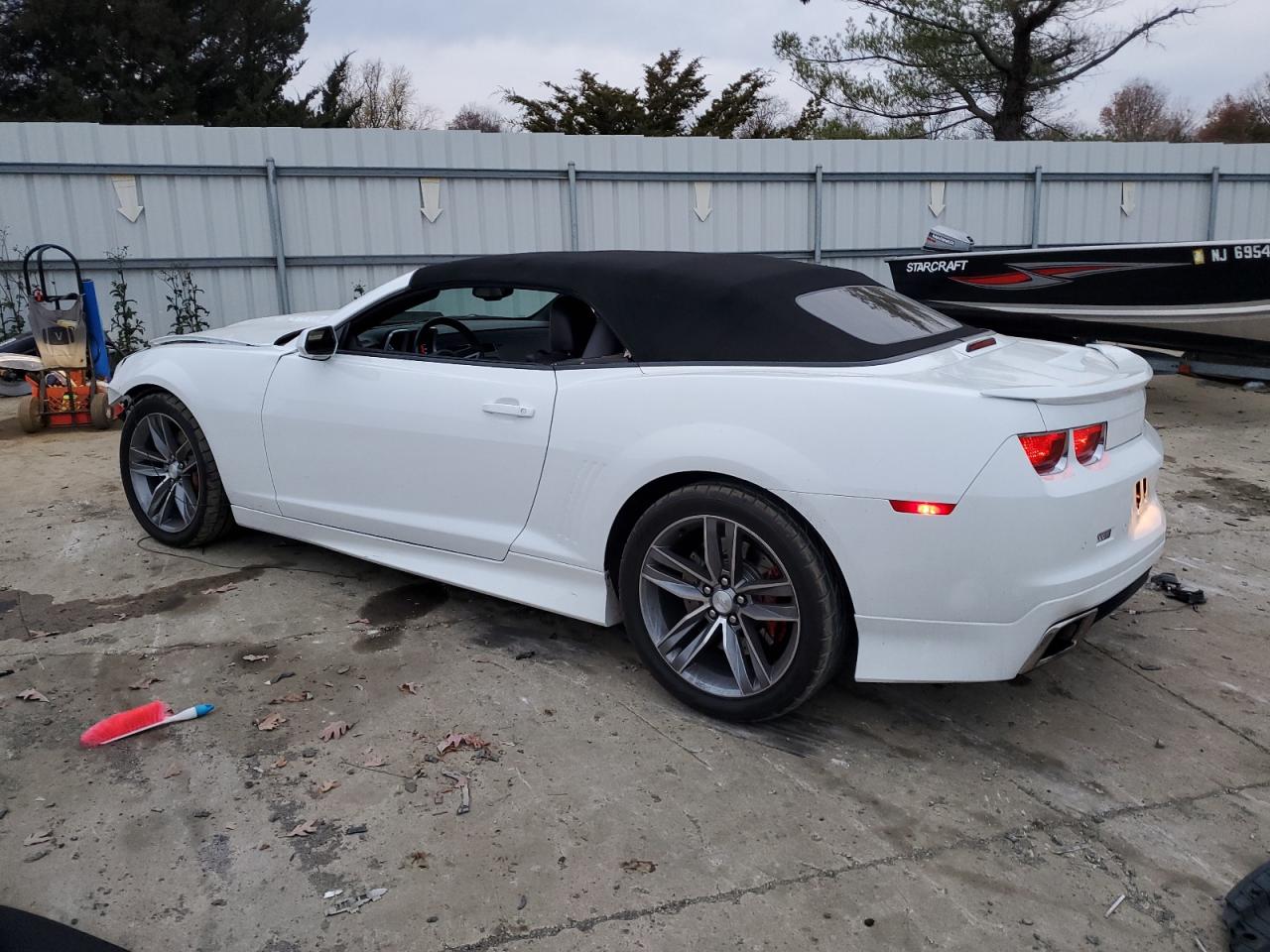 2011 Chevrolet Camaro VIN 2G1FK3DJ5B9201869 Copart auction photo, frame damage damage thumbnail 2