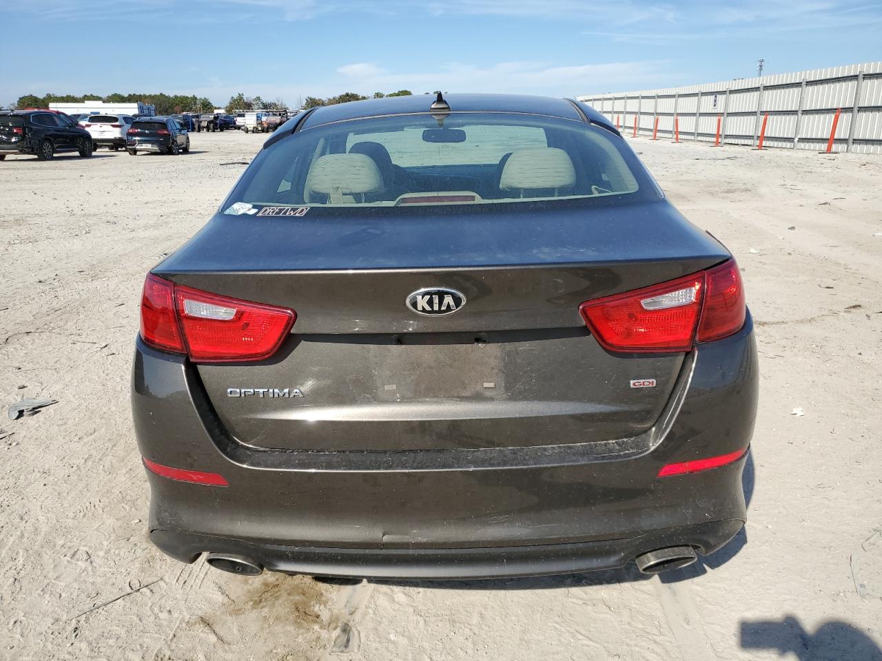 2015 KIA Optima VIN 5XXGM4A73FG373076 Copart auction photo, front end damage thumbnail 6