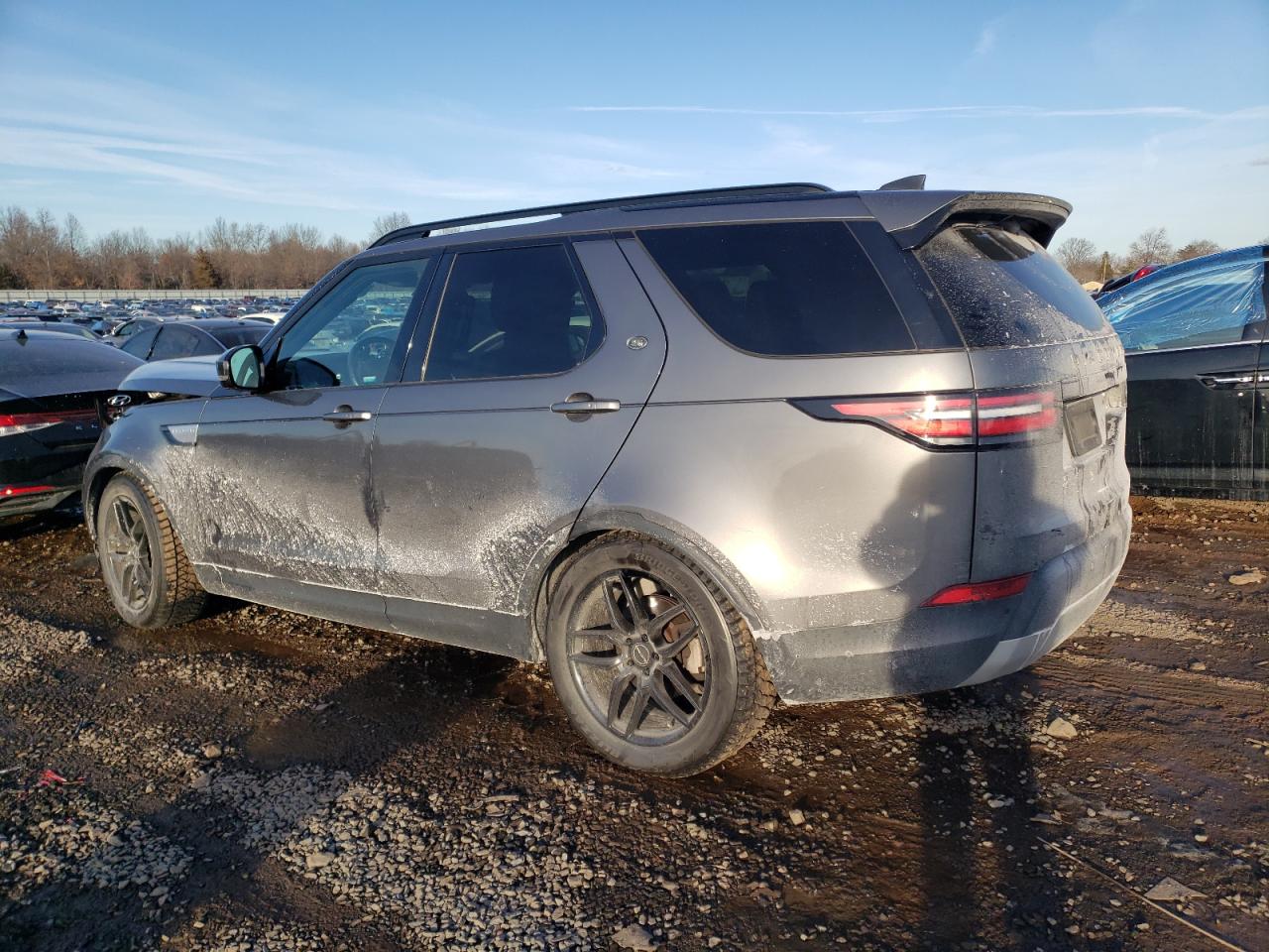 2018 Land Rover Discovery VIN SALRR2RK3JA075406 Copart auction photo, front end damage thumbnail 2