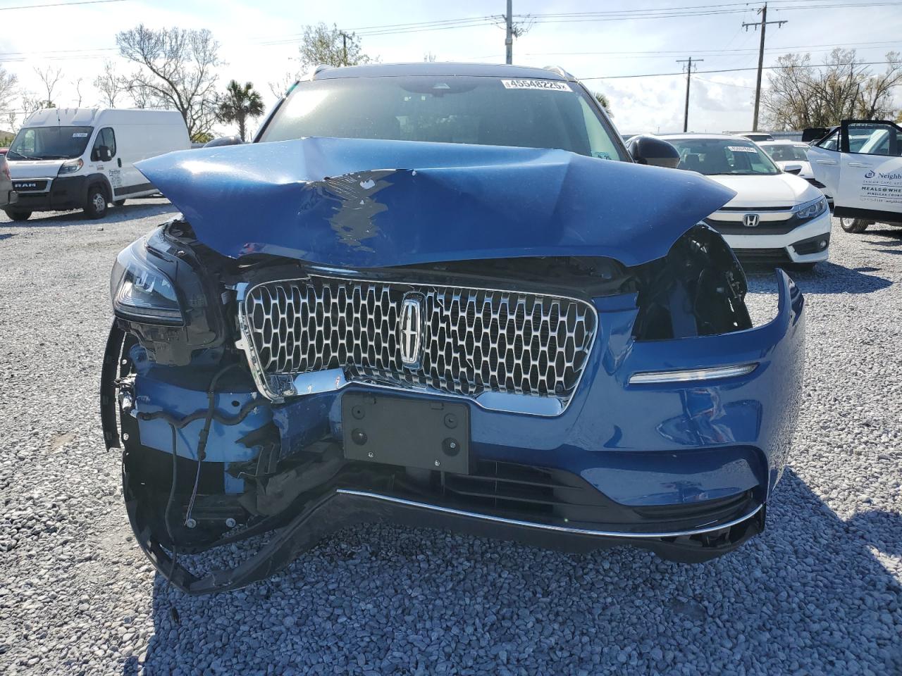 2020 Lincoln Corsair VIN 5LMCJ1D92LUL24713 Copart auction photo, front end damage thumbnail 5