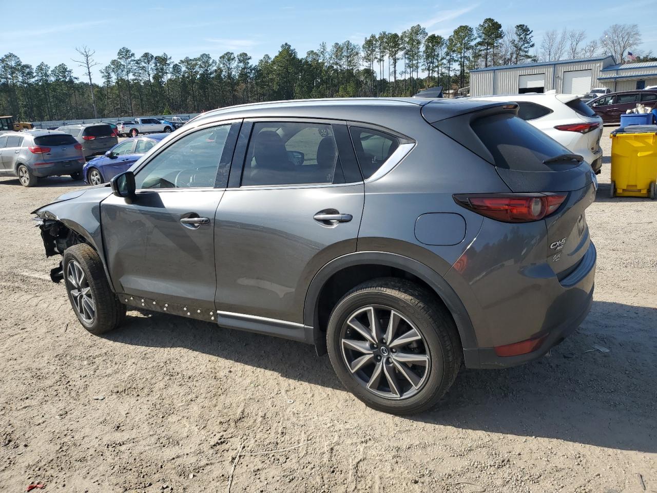 2018 Mazda CX-5 VIN JM3KFBDM6J0431807 Copart auction photo, front end / side damage thumbnail 2