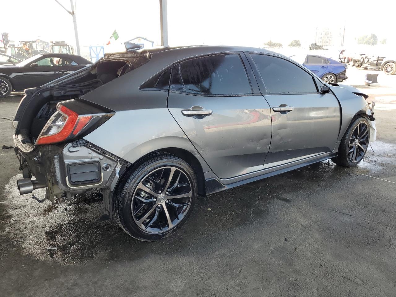 2021 Honda Civic VIN SHHFK7H4XMU412596 Copart auction photo, front end / rear end damage thumbnail 3