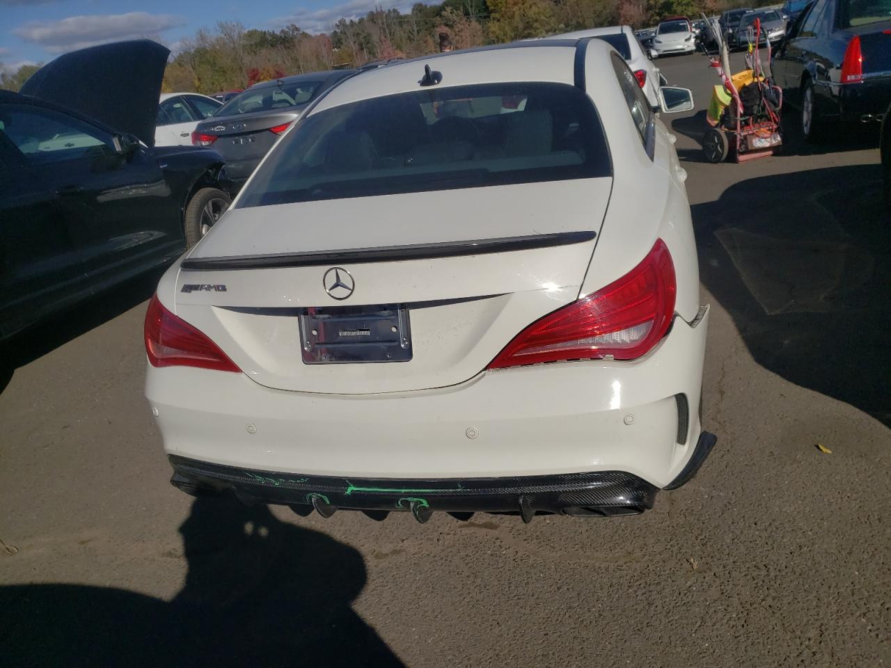2014 Mercedes-Benz CLA-klasse VIN WDDSJ5CB6EN079464 Copart auction photo, vandalism damage thumbnail 6