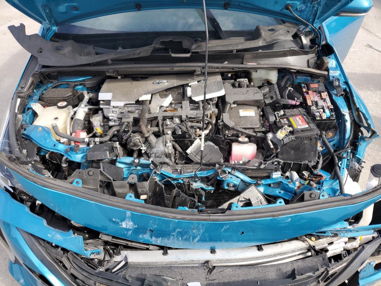 2019 Toyota Prius VIN JTDKARFP9K3107547 Copart auction photo, front end / side damage thumbnail 12