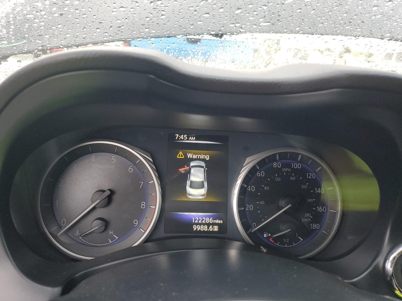 2014 Infiniti Q50 VIN JN1BV7ARXEM688303 Copart auction photo, vandalism damage thumbnail 9