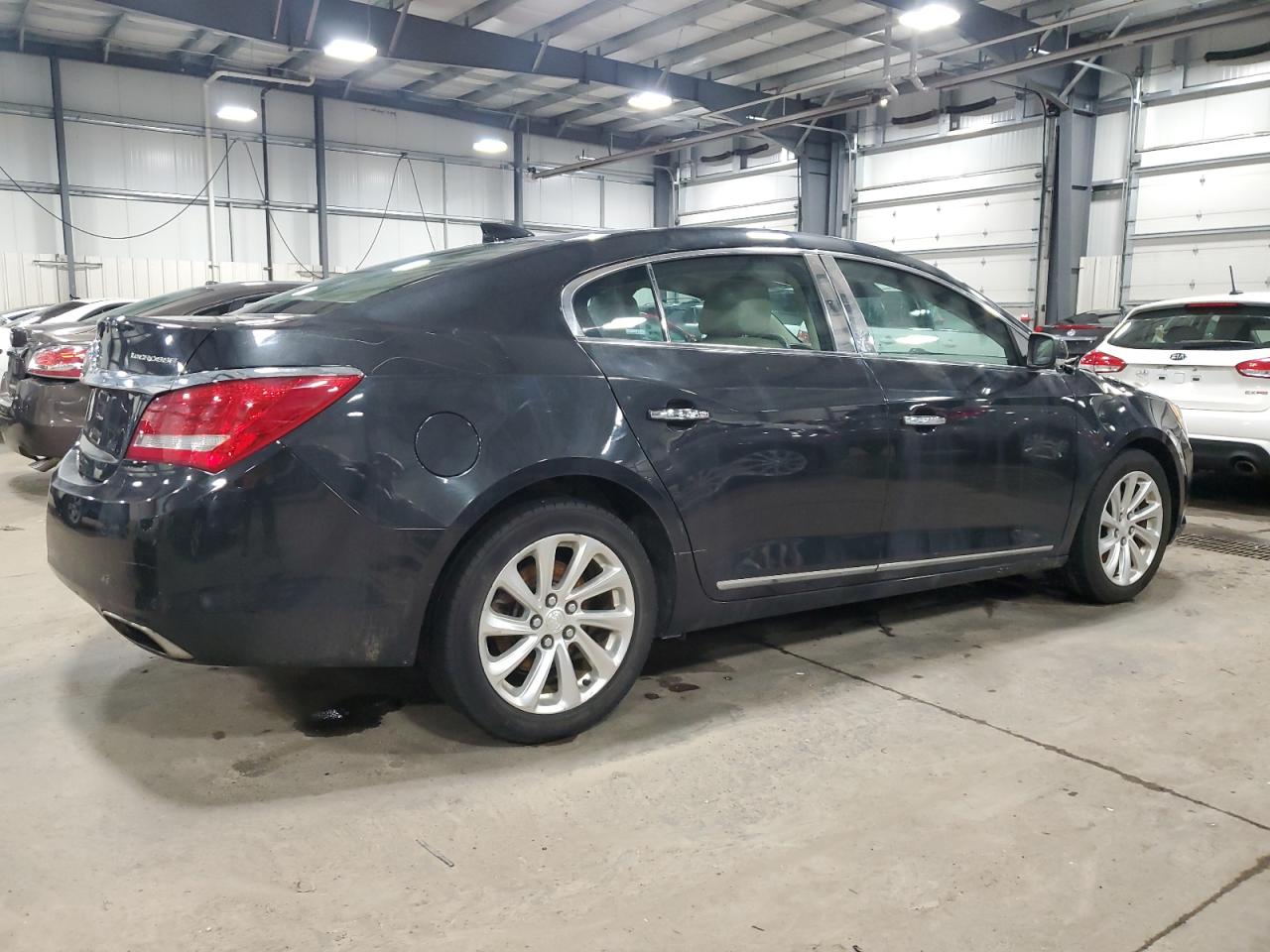 2015 Buick LaCrosse VIN 1G4GB5G31FF268241 Copart auction photo, front end / hail damage thumbnail 3