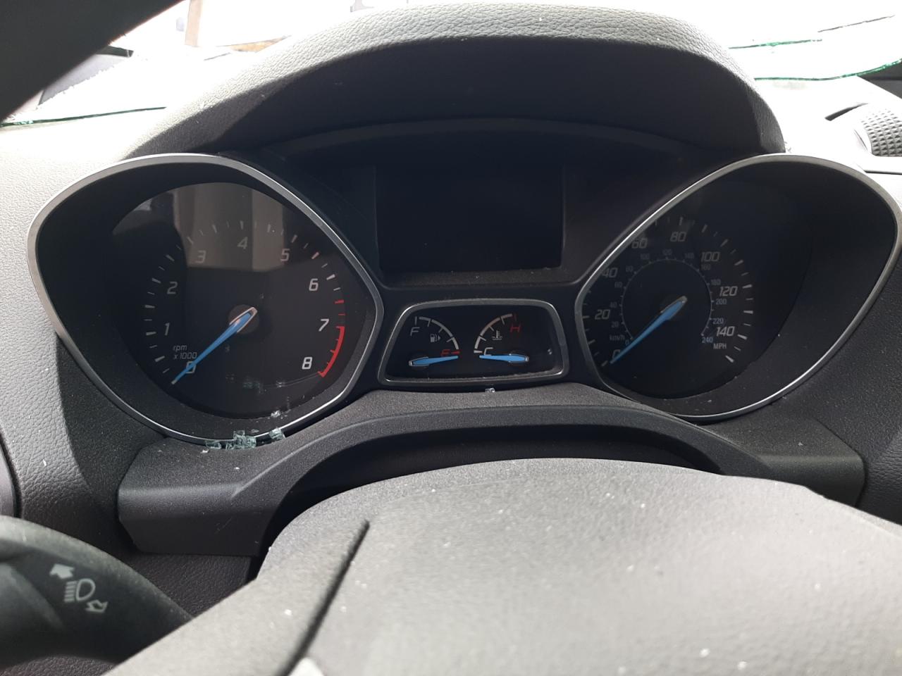 2015 Ford Escape VIN 1FMCU9GXXFUA66061 Copart auction photo, burn / front end damage thumbnail 9