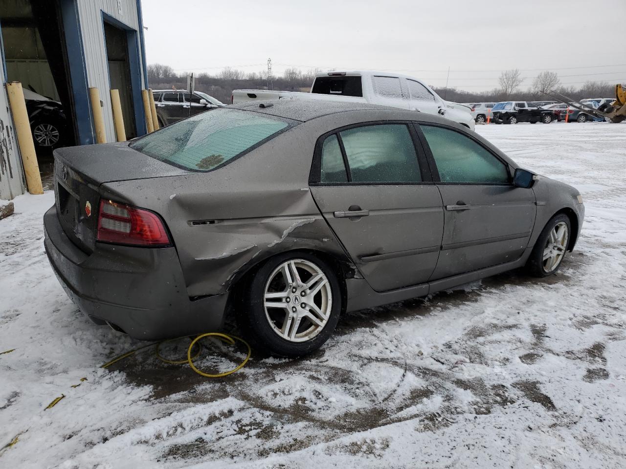 2008 Acura TL VIN 19UUA66258A035828 Copart auction photo, side / rear end damage thumbnail 3