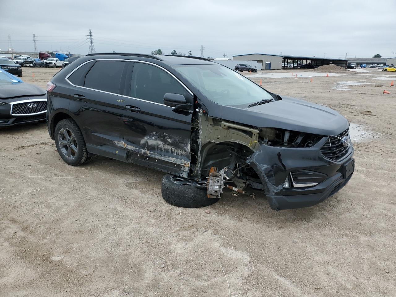 2022 Ford Edge VIN 2FMPK4J96NBA08067 Copart auction photo, front end / minor dent/scratches damage thumbnail 4