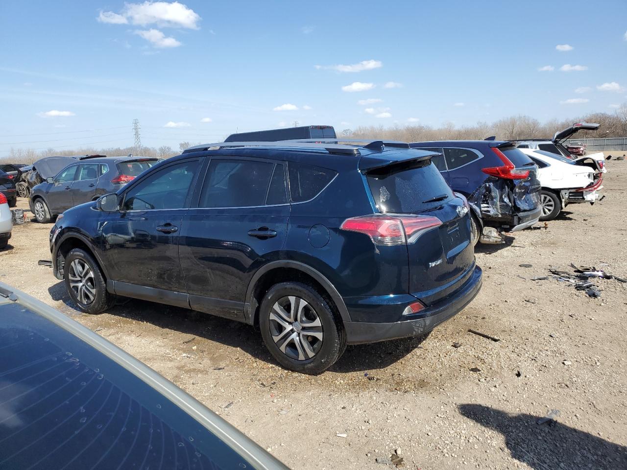 2017 Toyota RAV 4 VIN JTMZFREV4HJ110943 Copart auction photo, front end / side damage thumbnail 2