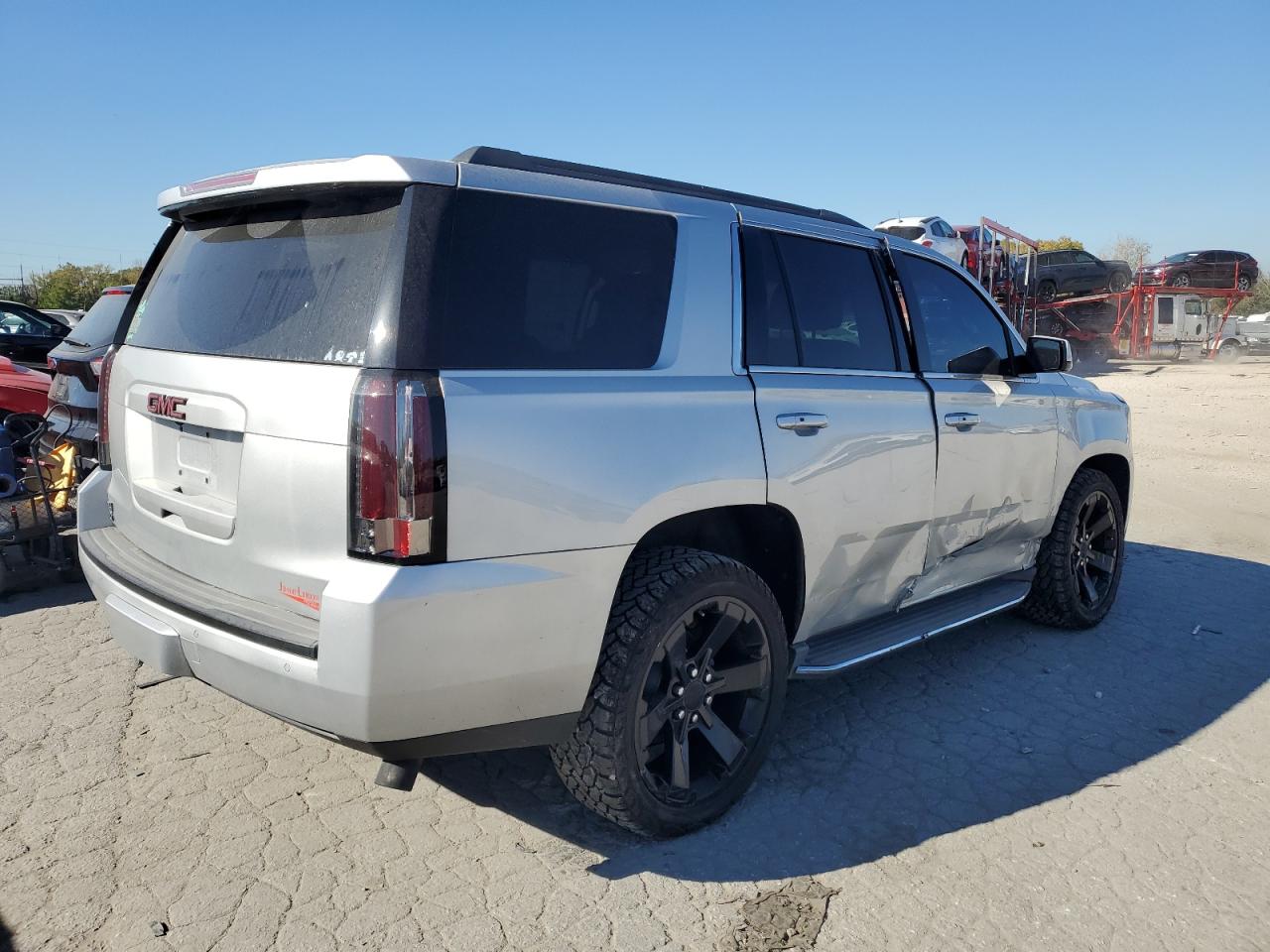 2016 GMC Yukon VIN 1GKS2BKC8GR456151 Copart auction photo, side damage thumbnail 3